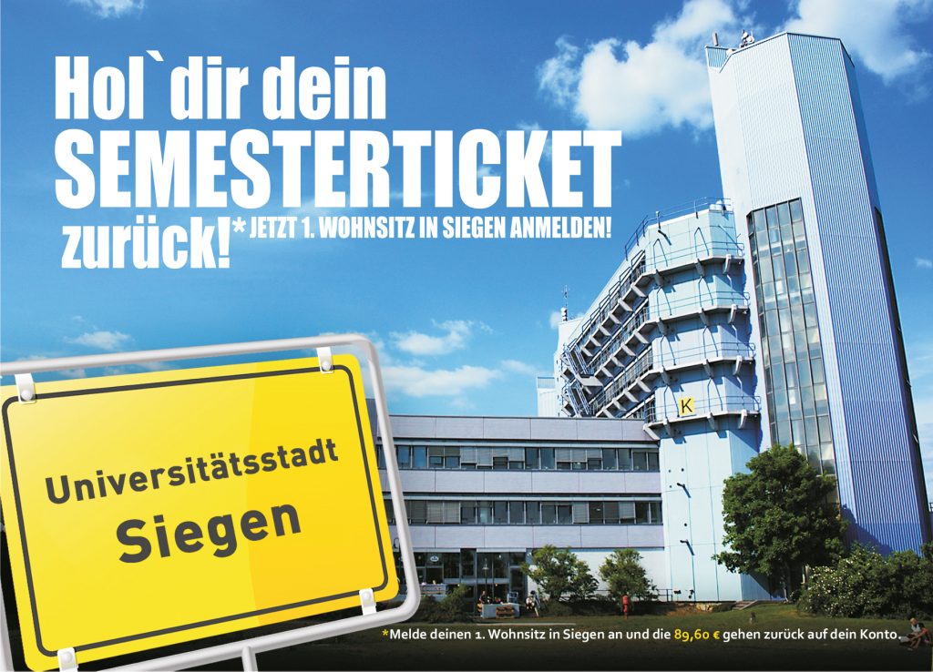 Semesterticket2014 Postkarte DIN A6